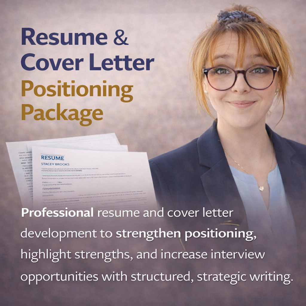 Resume & Cover Letter Positioning Package